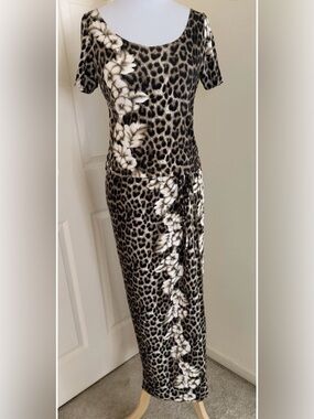 roccobarocco  Cavalli Style Dressy Skirt Top Set Large/12US